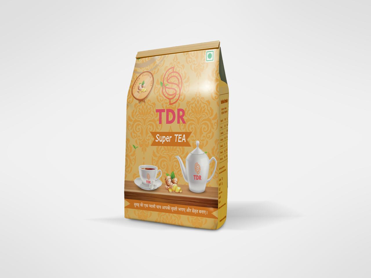 TDR Super Tea – Ginger Flavour (500 gm) - Image 2